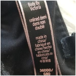 Victoria's Secret Intimates & Sleepwear - Body by Victoria unlined demi bra 36DDD Victoria's Secret Intimates & Sleepwear - Body by Victoria unlined demi bra 36DDD